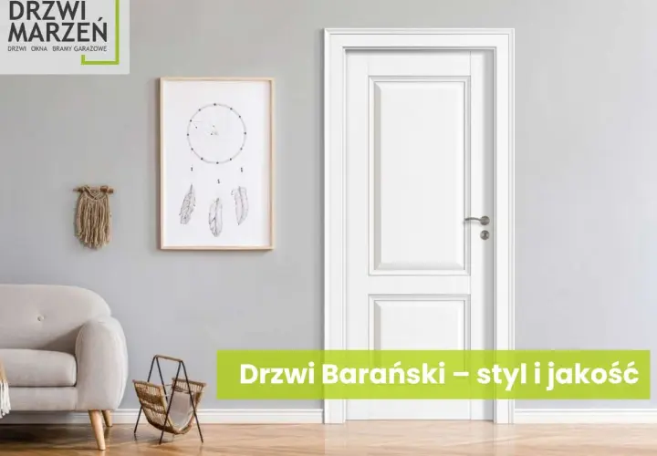 Nowoczesne wnętrze z drzwiami Barański. Styl i jakość, które docenisz.