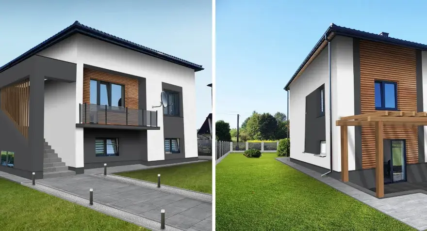 Elewacje domów z lat 70 - Jak nadać starej kostce nowoczesny wygląd?