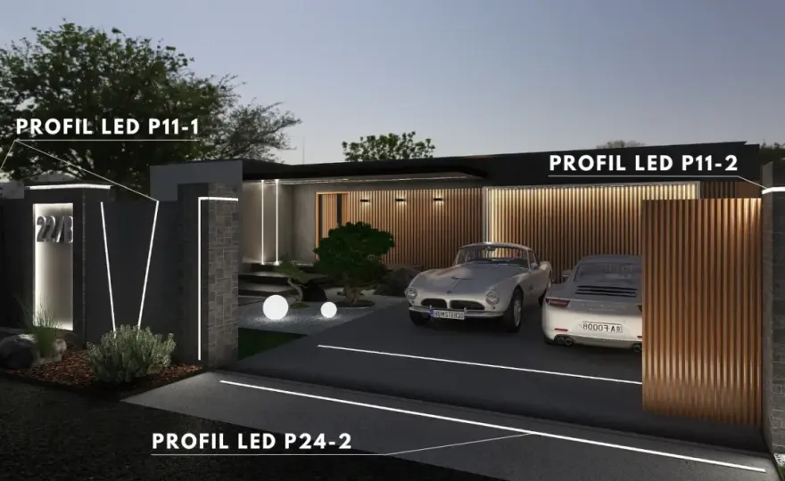 Oświetlenie podjazdu co ile: idealna odległość dla lamp LED i nie tylko